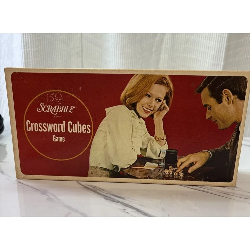 1968 game Scrabble crossword cubes